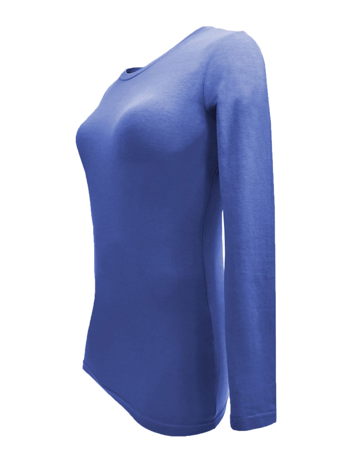 Long sleeve under scrub tee has a round neck with shape body ultra soft 57%cotton,38%polyester,5%spandex.
